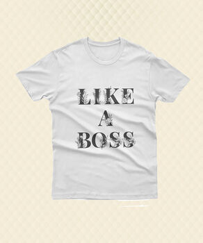 Футболка доросла Like a Boss кулір