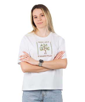 Футболка жіноча Наша доля  oversize кулір