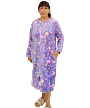 Халат жіночий велсофт на блискавці