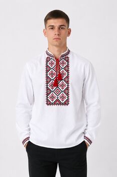 Вишиванка довгий рукав  сорочкова таканина