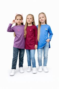 Туніка для дівчинки двунитка