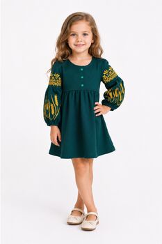 Сукня для дівчинки Колоски двунитка 